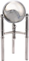 Crystal Orb with Silver Base