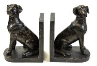 Black Jack Dog Bookend Pair