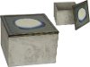 Green Ceramic Square Lidded Box