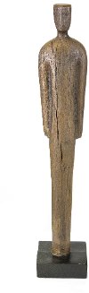 Large Brown Figurine Statue