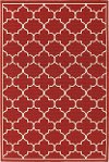 5 x 8 Medium Red Indoor-Outdoor Rug