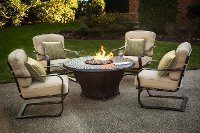 5 Piece Fire Pit Patio Set - Charleston