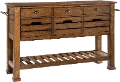District Light Brown Sideboard