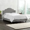 830NBBED-PWLNNGR Linen Gray Notched Twin Bed-3