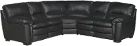 Tanner 3-Piece Curved Leather Sectional