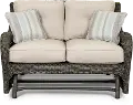 BGS13104P13/LOVESEAT Riviera Wicker Outdoor Patio Loveseat Glider