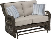 BGS13104P08/LOVESEAT Wicker Outdoor Patio Loveseat Glider - Riviera-2