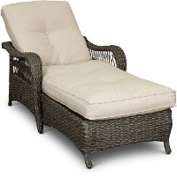 BGS13102P08/CHAISE Wicker Outdoor Patio Chaise Lounge - Riviera-2