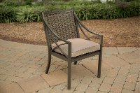 AFH3700P01/ARMCHAIR Woven Patio Arm Chair - Davenport-1