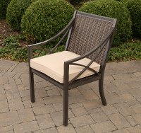 AFH3700P01/ARMCHAIR Woven Patio Arm Chair - Davenport-2