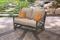 Outdoor Patio Glider Love Seat - Davenport