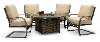 5 Piece Patio Fire Pit Set - Davenport-2