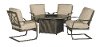 5 Piece Patio Fire Pit Set - Davenport-3