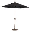 9' Black Patio Umbrella-2