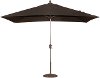 6.5 Foot x 10 Foot Black Patio Umbrella