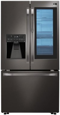 LSFXC2496D LG STUDIO Counter Depth French Door Smart Refrigerator with Door-in-Door - 23.5 cu. ft., 36 Inch Black Stainless Steel