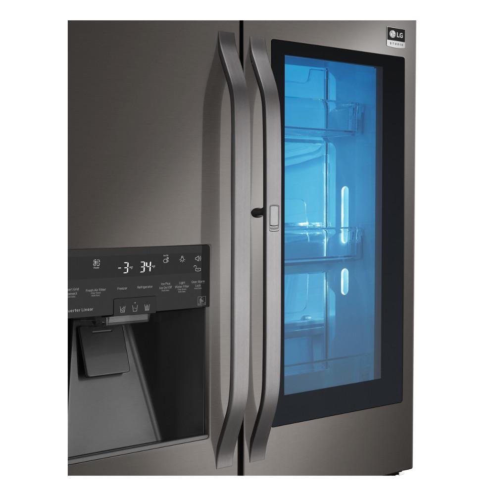 LSFXC2496D LG Studio Counter Depth French Door Smart Refrigerator with Door-in-Door - 23.5 cu. ft., 36 Inch Black Stainless Steel-7