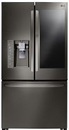 LFXS30796D LG 29.6 cu. ft. French Door-in-Door Smart Refrigerator with ColdSaver Panel - 36 Inch Black Stainless Steel