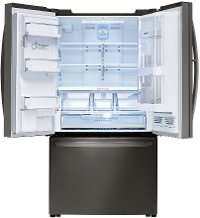 LFXS30796D LG 29.6 cu. ft. French Door-in-Door Smart Refrigerator with ColdSaver Panel - 36 Inch Black Stainless Steel-2