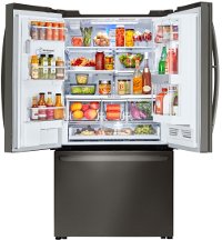 LFXS30796D LG 29.6 cu. ft. French Door-in-Door Smart Refrigerator with ColdSaver Panel - 36 Inch Black Stainless Steel-3