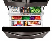 LFXS30796D LG 29.6 cu. ft. French Door-in-Door Smart Refrigerator with ColdSaver Panel - 36 Inch Black Stainless Steel-7