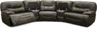 Steel Gray 5 Piece Home Theater Seating - Max-2