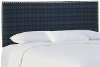 283NB-GDBLCBLC Blackwatch Plaid Upholstered King Size Headboard
