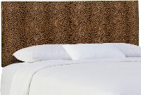 280NB-BRCHTERT Cheetah Upholstered Twin Headboard