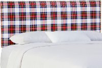 280NB-GDSTWDRSMLT Stewart Plaid Upholstered Twin Headboard