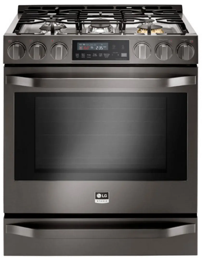 LSSG3019BD LG STUDIO Gas Range - 6.3 cu. ft. Black Stainless Steel-1