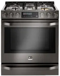 LSSG3019BD LG STUDIO Gas Range - 6.3 cu. ft. Black Stainless Steel