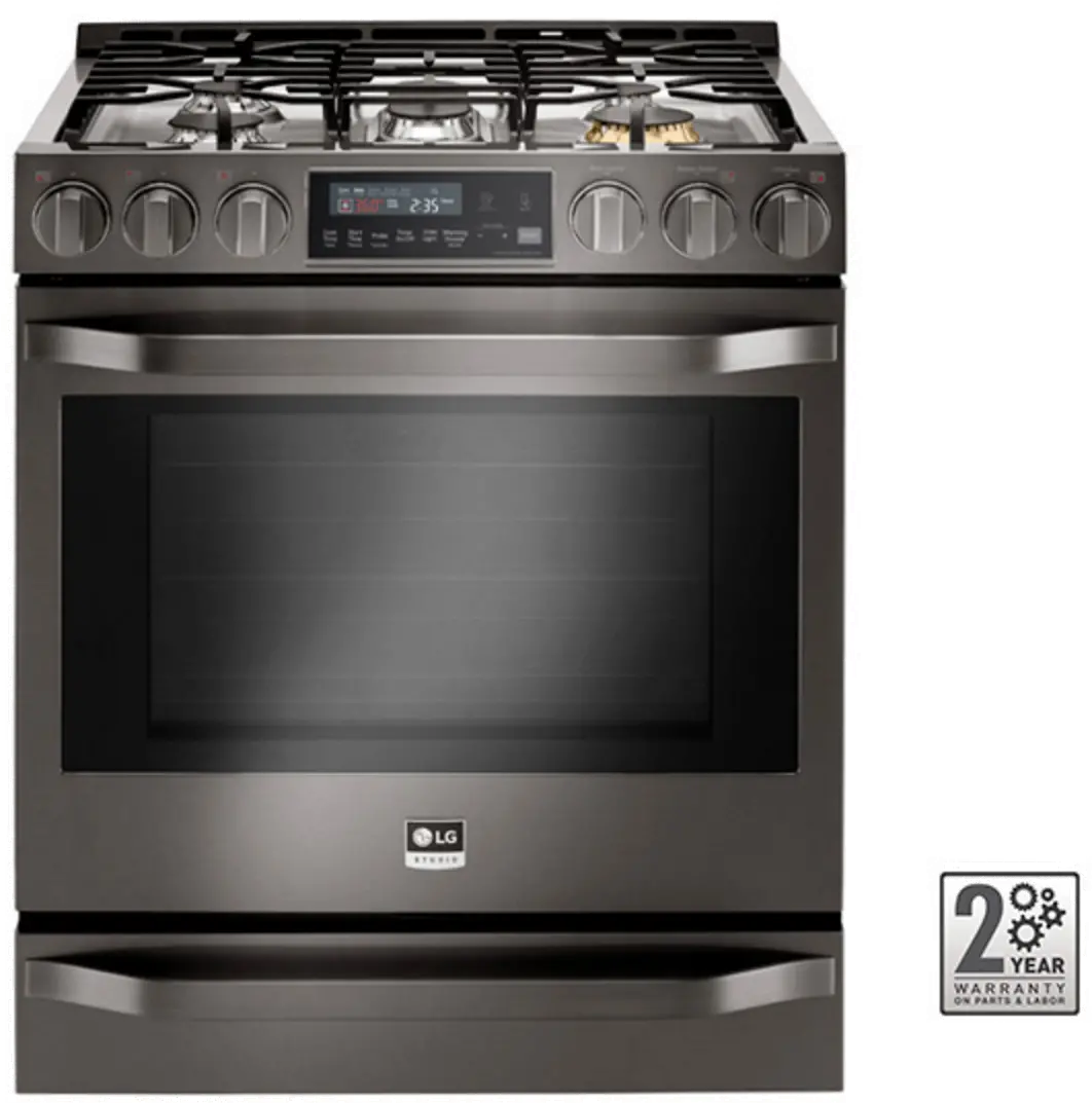 LSSG3019BD LG STUDIO Gas Range - 6.3 cu. ft. Black Stainless Steel-2