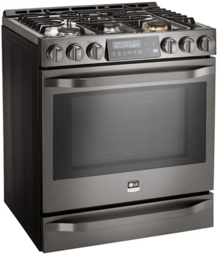 LSSG3019BD LG STUDIO Gas Range - 6.3 cu. ft. Black Stainless Steel-3
