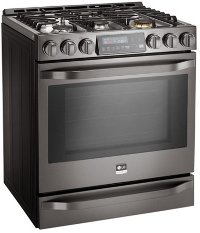 LSSG3019BD LG STUDIO Gas Range - 6.3 cu. ft. Black Stainless Steel-3