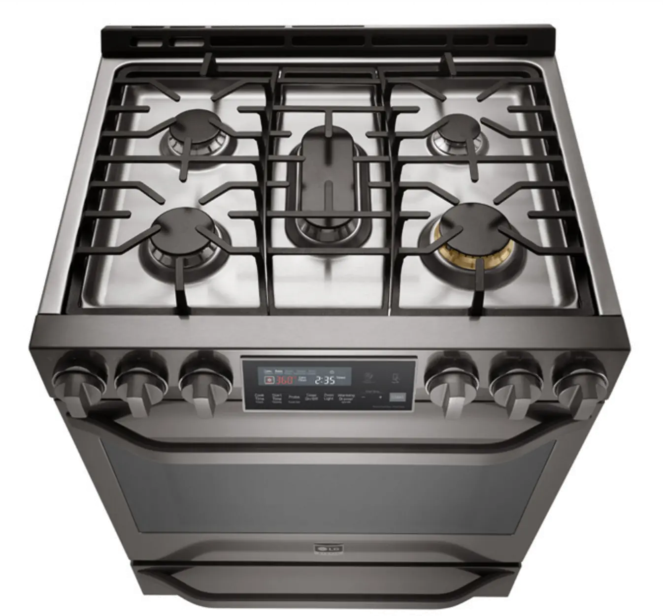 LSSG3019BD LG STUDIO Gas Range - 6.3 cu. ft. Black Stainless Steel-6