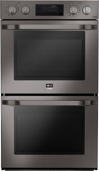 LSWD309BD LG STUDIO 30 Inch Double Wall Oven - 9.4 cu. ft. Black Stainless Steel