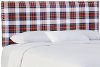 282NB-GDSTWDRSMLT Stewart Plaid Upholstered Queen Size Headboard