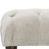 30-4RGLANTWHT Regal Antique White Tufted Ottoman