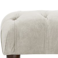 30-4RGLANTWHT Regal Antique White Tufted Ottoman