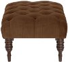 30-4RGLCHC Regal Chocolate Tufted Ottoman -1