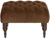 30-4RGLCHC Regal Chocolate Tufted Ottoman -2