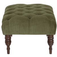 30-4RGLMS Regal Moss Tufted Ottoman
