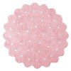 C-13301 5' Round Pink Little Biscuit Washable Rug-1