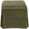 37-2SKRGLMS Regal Moss Skirted Storage Ottoman