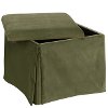 37-2SKRGLMS Regal Moss Skirted Storage Ottoman-2
