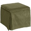 37-2SKRGLMS Regal Moss Skirted Storage Ottoman-3