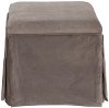 37-2SKRGLSMK Regal Smoke Skirted Storage Ottoman