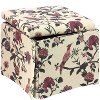37-2SKSHNHLDRD Shaana Holiday Red Skirted Storage Ottoman-2
