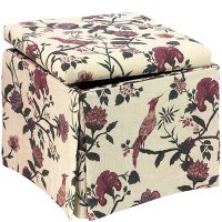 37-2SKSHNHLDRD Shaana Holiday Red Skirted Storage Ottoman-2