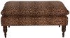5125CHTERT Cheetah Earth Pillow Top Bench